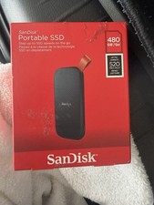 SANDISK 480 GB PORTABLE SSD EXTERNAL HARD DRIVE 520MB/s / 500MB/s New picture