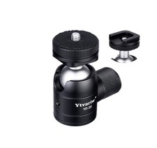 Camera Tripod Mini Ball Head with Cold Shoe Mount,360° Panoramic Size, 1  picture