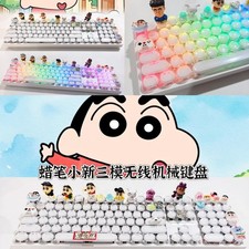 Cartoon Crayon Shin-chan Wireless Mechanical Keyboard RGB Keypad 108Key Tri-mode picture
