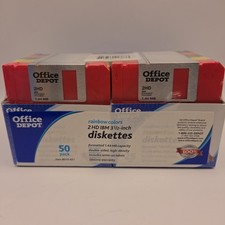 Office Depot 2HD IBM Formatted 3.5in Floppy Disks 1.44MB 50 Pack picture