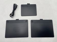Lot of 3 Wacom Intuos Pen Tablet 2x CTH-690 & 1x CTH-490 | No Pens picture