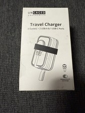 Uncaged Ergonomics Travel Power Strip with USB Ports picture