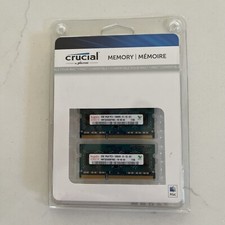 Crucial by Micron Mac Compatible Memory 2 X 2GB CRM-9128 NEW & FACTORY SEALED picture