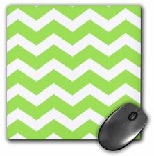 3dRose Light Green and white Lime Chevron zig zag pattern - trendy and modern Mo picture