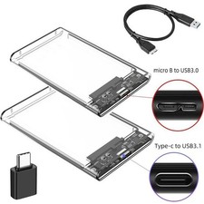 USB 3.0 SATA III 2.5 Inch HDD SSD External Hard Drive Enclosure UASP picture