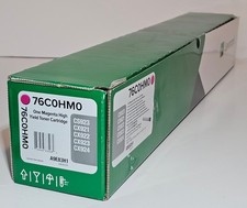 GENUINE LEXMARK 76COHMO - MAGENTA High Yield Toner - Cartridge NEW -FACTORY SEAL picture