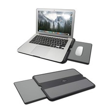 MAX SMART Portable Laptop Lap Pad, Laptop Desk with Retractable Mouse Tray, picture