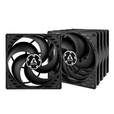 ARCTIC P14 (Black) 5 Pack 140 mm Case Fan Pressure-optimised quiet motor PC picture