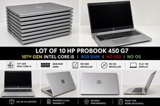 Lot Of 10 HP ProBook 450 G7 15.6