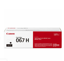 NEW GENUINE - CANON 067H High Yield BLACK TONER Unopened picture