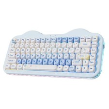YUNZII C75 Wireless Mechanical Keyboard 75% Layout Hot-Swap Compatible Creamy picture