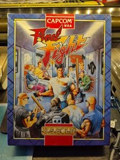 FINAL FIGHT GAME X COMMODORE 64 128 FLOPPY DISK C64 ORIGINAL BOX U.S.GOLD picture