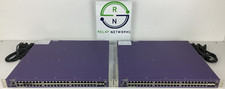 LOT OF 2 Extreme Networks 16402 X460-48T 2x 10930A PWR 1x 16117 XGM3-2sf Edge picture