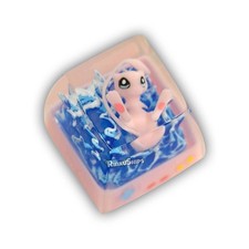 Mew Pokemon Keycap - Artisan Resin for Mechanical Keyboard picture