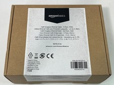 Amazon Basics Cat6 Ethernet Cable 5-Pack 10ft 3m Snagless White RJ45 picture