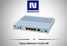 Cisco Refresh C1101-4P  4 Port  Integrated Services Router- Same Day Shipping picture