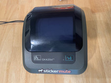 Zebra GX420D Desktop Thermal Label Printer - Working w Cables Included picture