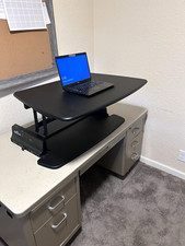 Varidesk Pro 36 Adjustable Height Sit-Stand Desktop Desk Converter Stand Riser picture