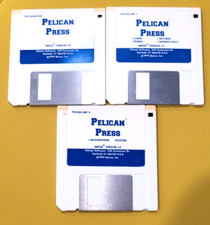 Pelican Press Publishing Software, 3 floppy disks for Commodore Amiga *UNTESTED* picture