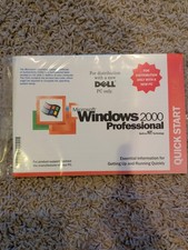Microsoft Windows 2000 Professional (W2K + SP1) Dell Factory Sealed NOS picture
