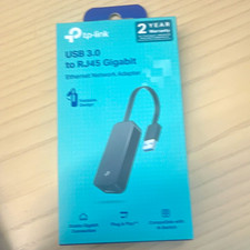 TP-Link UE300 USB 3.0 to RJ45 Gigabit Ethernet Adapter Portable Black picture