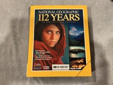 NATIONAL GEOGRAPHIC - 112 YEARS 32-CD-ROM BOXED SET - CD-ROM Over 185,000 photos picture