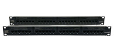 (LOT OF 2) Leviton 69586-U24 CAT6 eXtreme 6+ Patch Panel 24-Port 1RU T568B - A picture