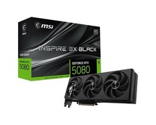 MSI INSPIRE BLACK 3X OC GeForce RTX 5080 16GB GDDR7 Graphics Card picture