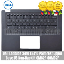 NEW For Dell Latitude 3410 E3410 Palmrest Upper Case US Non-Backlit 0MC2P 00MC2P picture