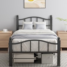 Metal Twin Bed Frames, Noise-Free Design & Underbed Storage Heavy Duty Bed Fr... picture