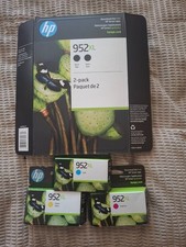 5pk HP  952xl Black twin  yell magenta cyan  Ink Cartridges  Fast Ship  2026/7 picture