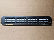 Leviton Cat. No. 59484-B48, CAT 5 Power Sum. 48 Port Data Network Patch Panel picture