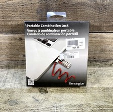 Kensington Portable Combination Laptop Lock 6ft Cable New, Open Box picture