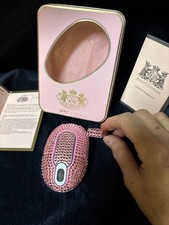 Juicy Couture Pink Rhinestone Wireless Optical Bling Computer Mouse Y2K Rare picture