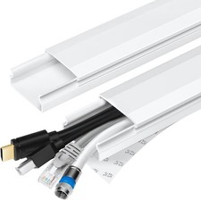 TV Cable Hider - 62.8In PVC Cord Hider Cable Management Wall, Paintable Cord Co picture