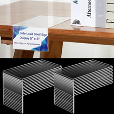 Feifeiya 24 Pcs Acrylic Shelf Talkers 5