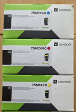 Lexmark 75M1XY0 Yellow 75M1XM0 Magenta 75M1XC0 Cyan CS632 CS635 Extra High Yield picture