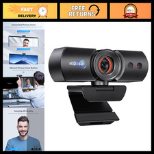 1080P Webcam with Windows Hello, True Privacy, Auto Shutter, HD USB Camera & Mic picture