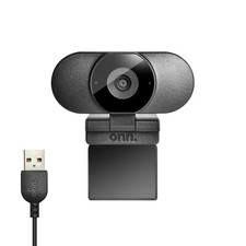 Onn Surf 1440P Webcam with Autofocus & Built-In Microphone - Black (100028731)™ picture