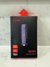 SSK USB SSD DRIVE SD301 1TB USB 3.2 GEN2 NEW IN BOX picture