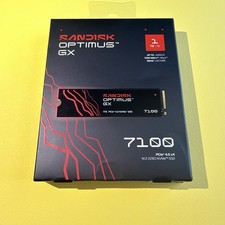 SanDisk Optimus GX 7100 1TB PCIe 4.0 NVMe M.2 SSD 7250MB/s New Sealed picture