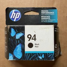 HP 94 Black Ink Cartridge C8765WN for HP Printers Original Genuine OEM picture
