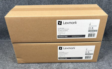 2 x Genuine Lexmark C540X75G Residual Waste Toner Bottle Original Packaging picture