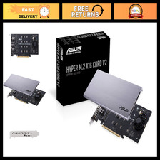 M.2 PCIe 3.0 X4 Expansion Card V2 for 4 NVMe SSDs, 128 Gbps, Intel & AMD Compati picture