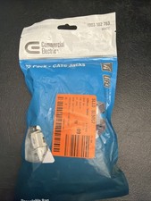 Commercial Electric 25 Pack CAT6 Jacks 1003-102-763 White for Phone/Data NEW picture