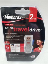 Memorex USB 2.0 High Speed Mini Travel Drive 2GB Portable Storage Device - NEW picture