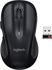 Logitech M510 Wireless Unifying Optical Full Size Mouse Black 910-001822 picture