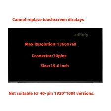 For Innolux N156BGA-E53 Rev.C1 HD 1366x768 30pin LCD Screen LED Display 15.6
