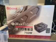 ENERMAX MaxTytan EMT750EWT 750W 80+ Titanium Full Modular ATX PSU New Sealed picture