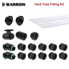 Barrow OD12/14/16mm Hard Tube Fitting Kit Connector 90 Degree Water Plug G1/4' picture